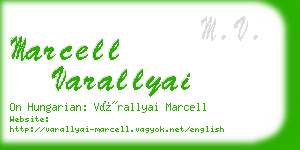 marcell varallyai business card